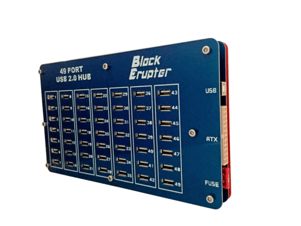 Block Erupter 49 Port USB 2.0 Hub 110/240v 24P ATX - Image 2