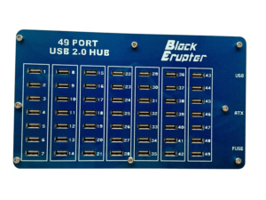 Block Erupter 49 Port USB 2.0 Hub 110/240v 24P ATX